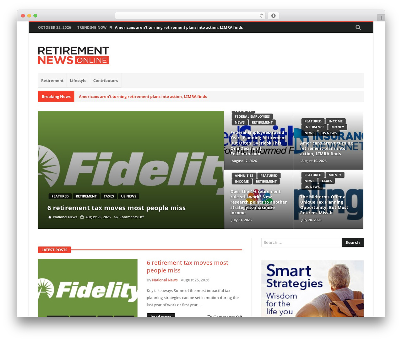 Magic WordPress website theme - retirementnewsonline.com