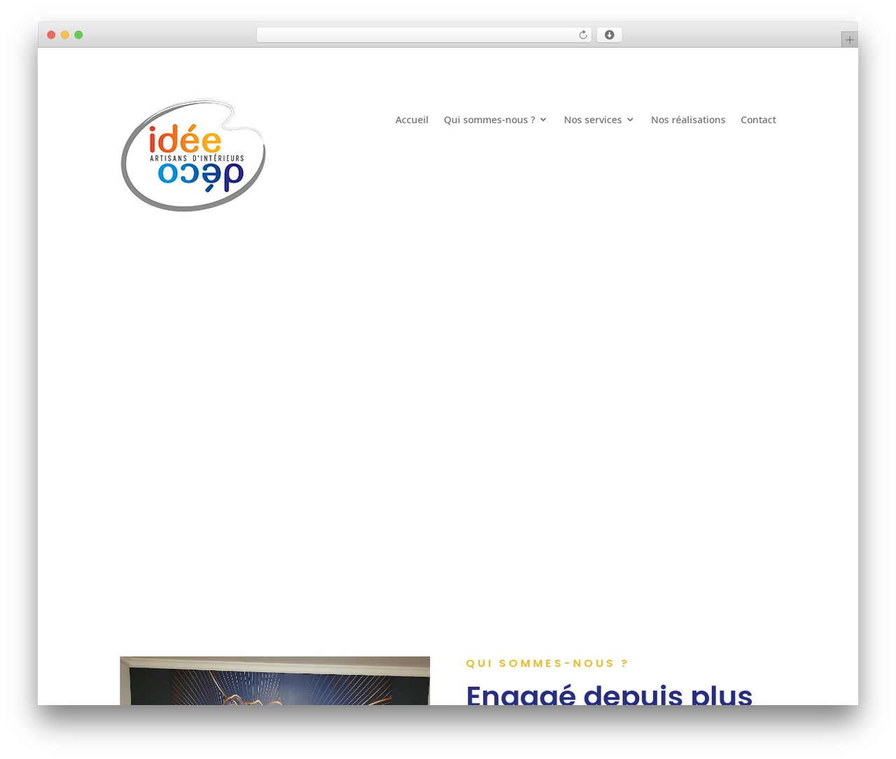 Multiweb top WordPress theme - ideedeco-peintre.fr