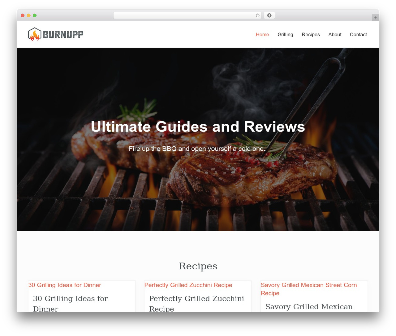 Neve theme WordPress - burnupp.com
