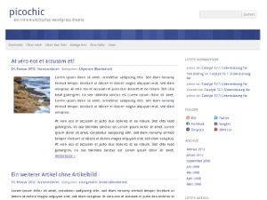 picochic WordPress theme by Valentin