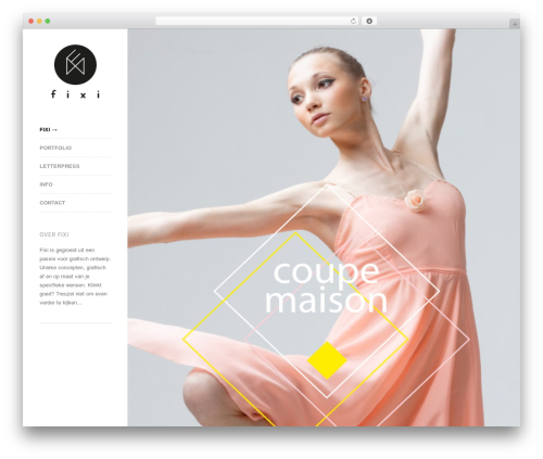 Raw WordPress theme - fixi.be