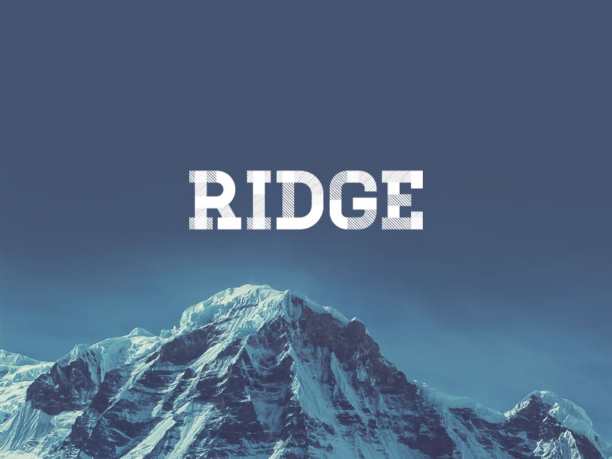 Ridge WordPress template