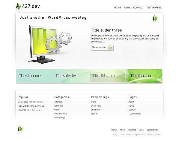 Tech9 newspaper WordPress theme by miloIIIIVII