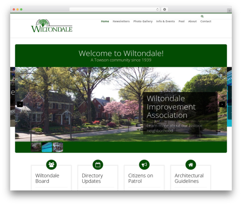 Theme WordPress 3clicks Theme - wiltondale.org