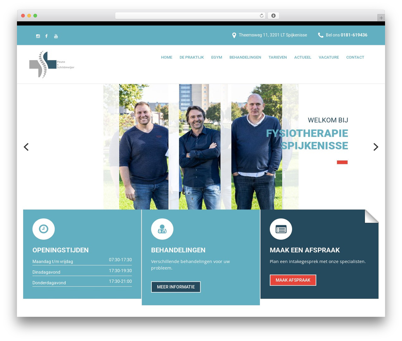 Theme WordPress Physiotherapy - fysiotherapiespijkenisse.nl Theme WordPress Physiotherapy - fysiotherapiespijkenisse.nl