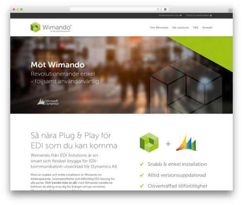 Wimando WordPress theme - wimando.se