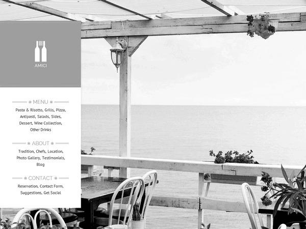 WordPress theme Amici by liviu_cerchez