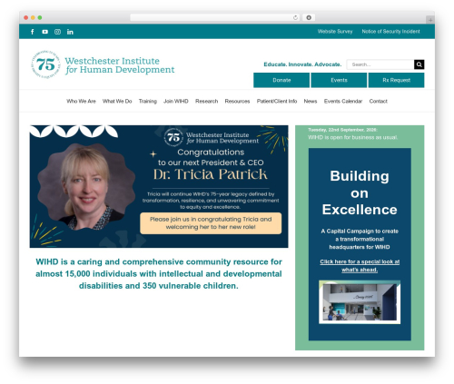 WordPress theme Avada - wihd.org