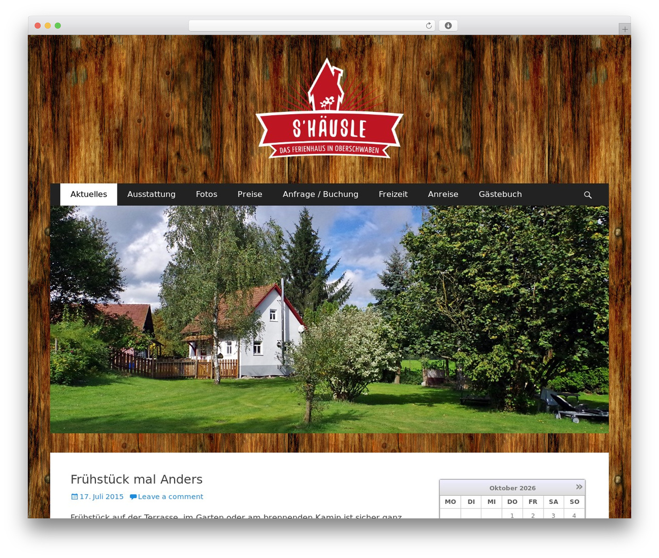 WordPress theme Catch Responsive Pro - ferienhaus-aulendorf.info