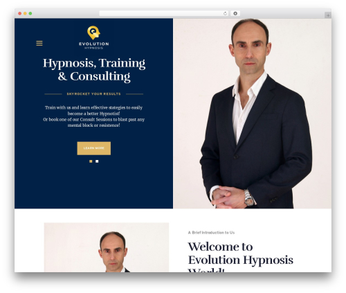 WordPress theme Jack Well - evolutionhypnosis.com