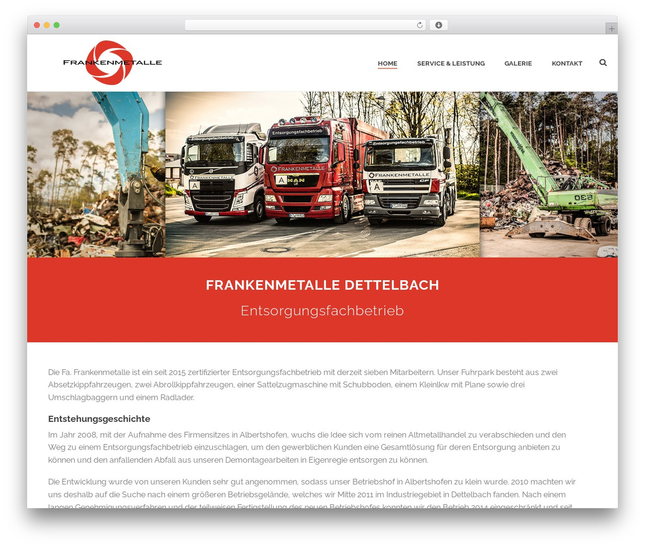 WordPress theme Jupiter - frankenmetalle.com