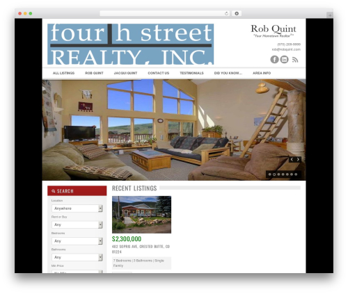 WordPress theme OpenDoor - fourthstreetrealty.com