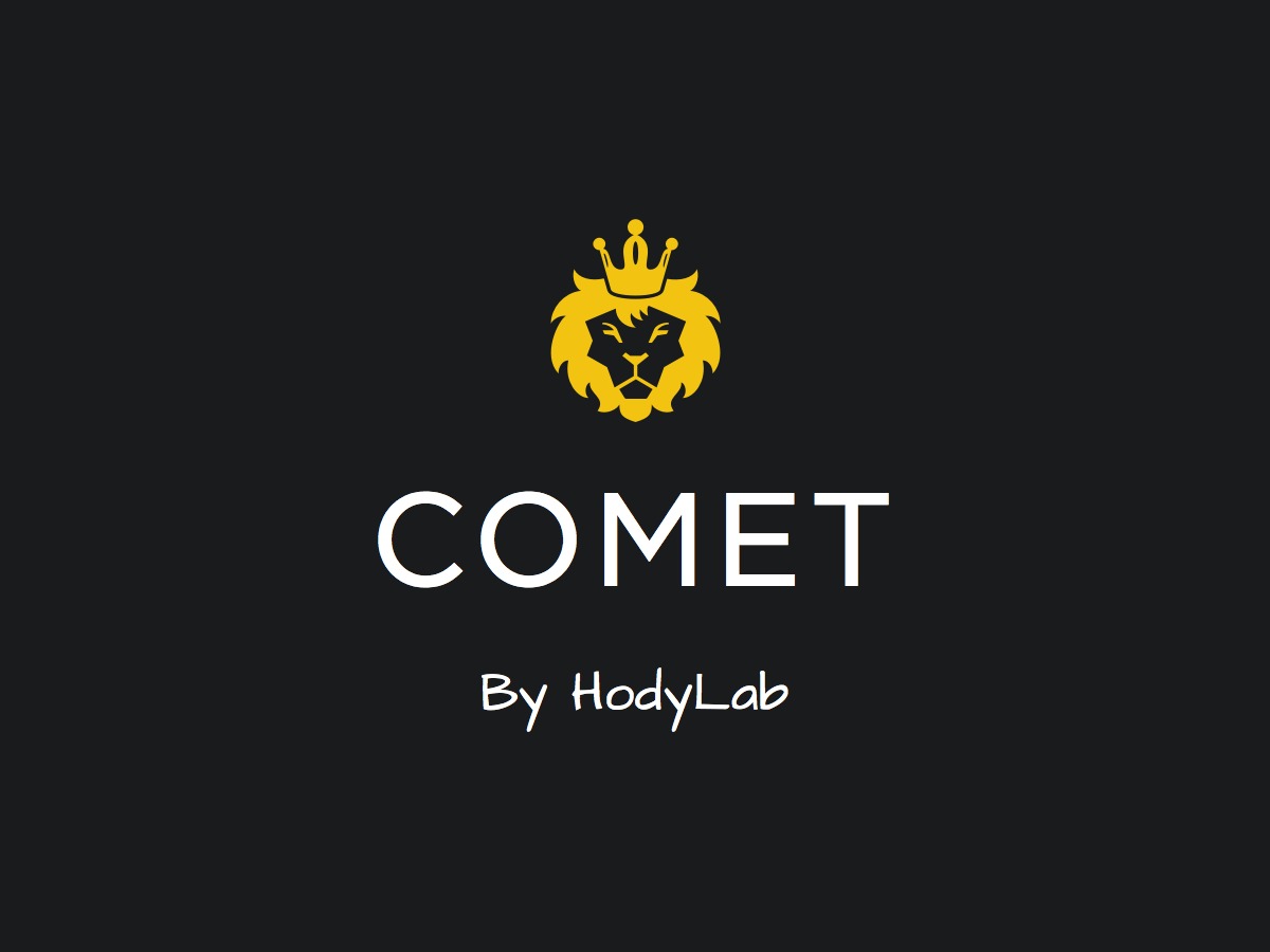 WordPress website template Comet WP
