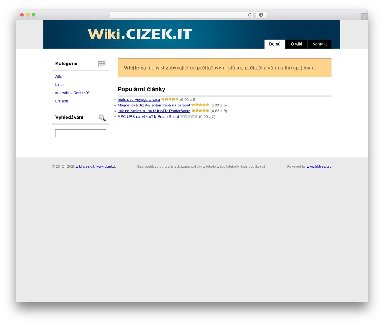WordPress website theme Wiki Theme - wiki.cizek.it WordPress website theme Wiki Theme - wiki.cizek.it