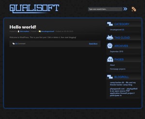 WP theme bluebit