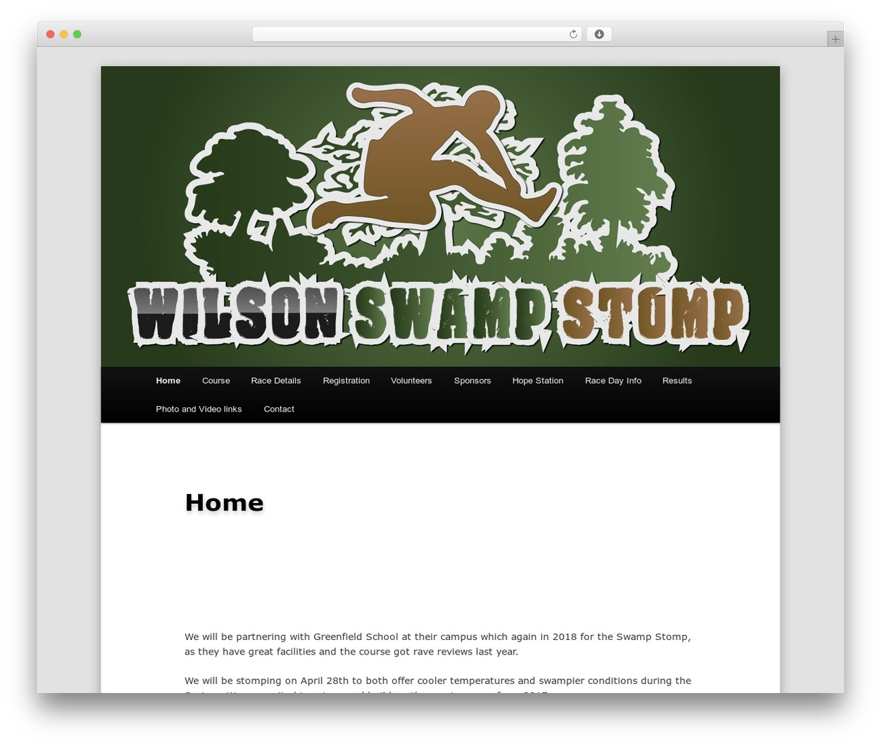 WP theme NomNom - wilsonswampstomp.com