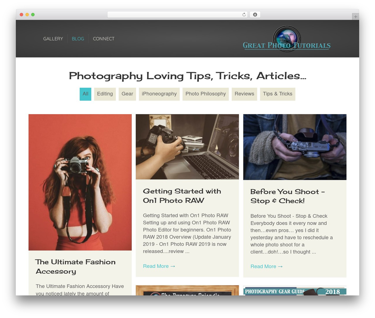 Beaver Builder Theme WordPress theme - greatphototutorials.com