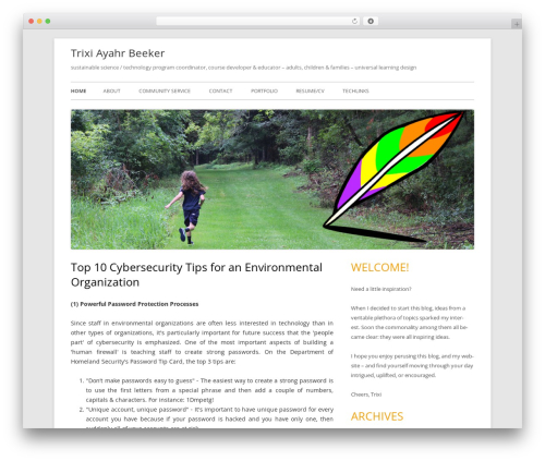 Best WordPress theme Tiny Forge - trixiabeeker.com