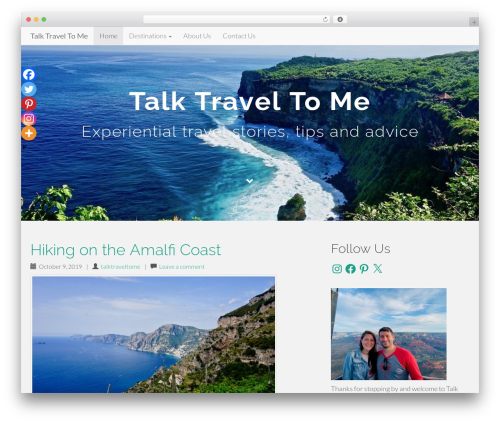 Flat Bootstrap WordPress blog theme - talktraveltome.com Flat Bootstrap WordPress blog theme - talktraveltome.com