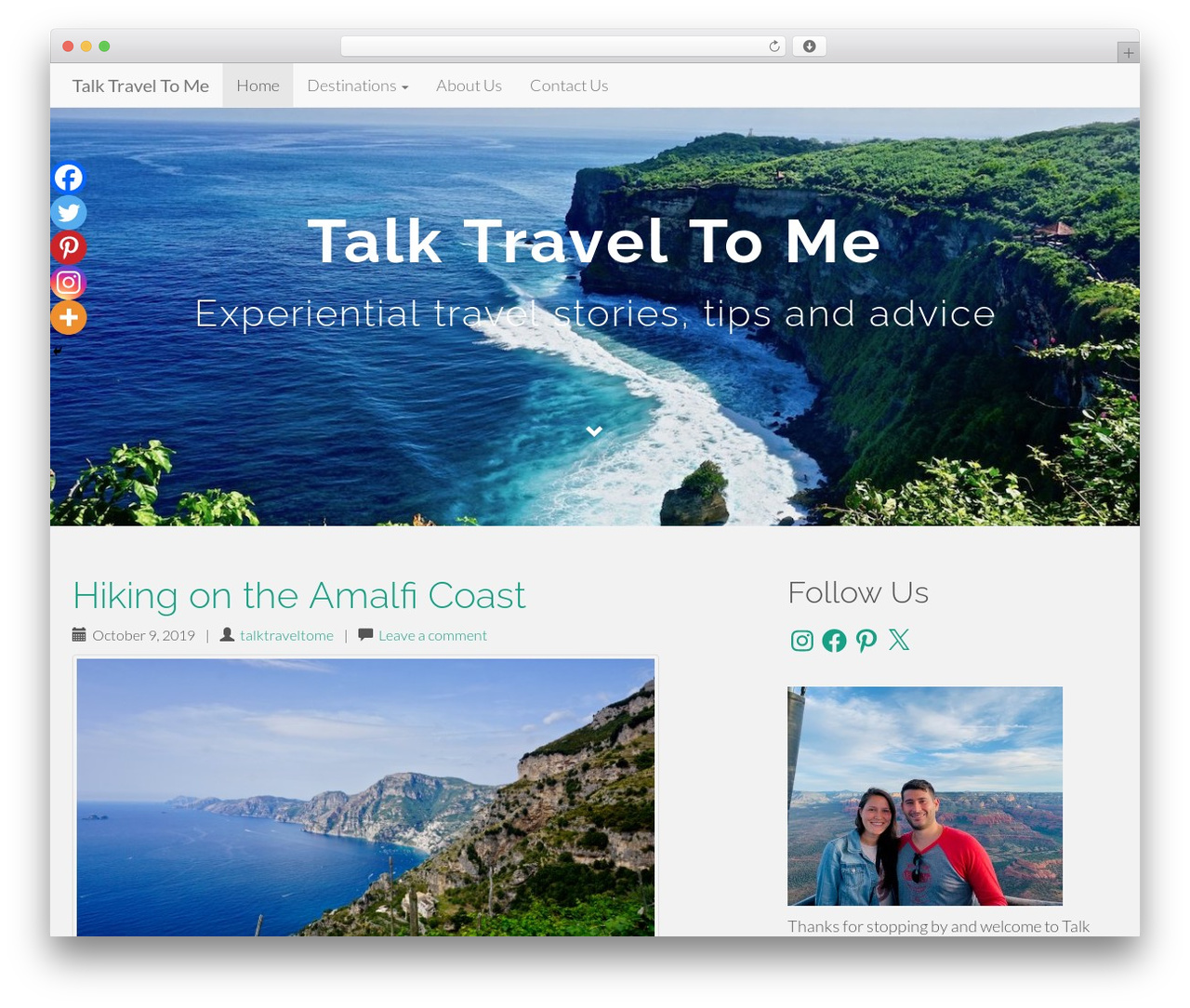 Flat Bootstrap WordPress blog theme - talktraveltome.com Flat Bootstrap WordPress blog theme - talktraveltome.com