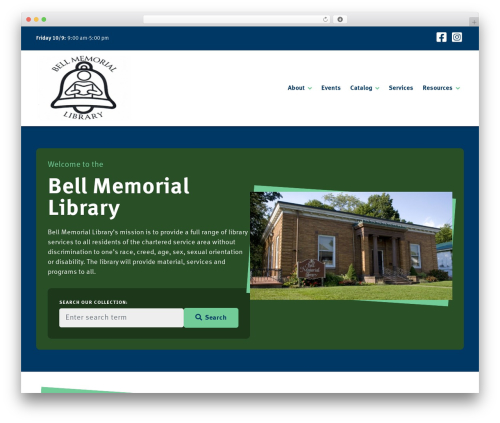 OWWL Library Theme WordPress theme - bellmemoriallibrary.org
