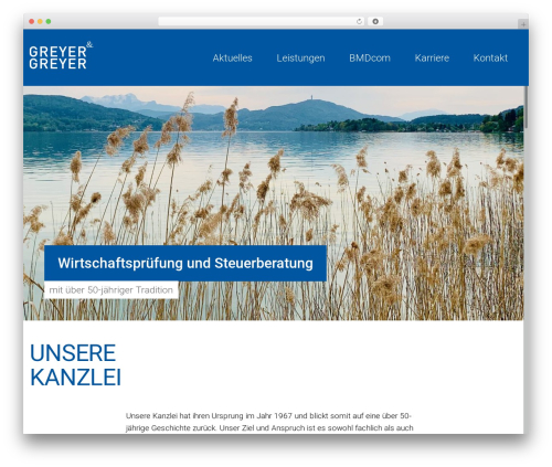 pixelCube theme WordPress website theme - greyer.at