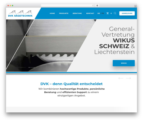 Theme WordPress DVK - dvks.ch