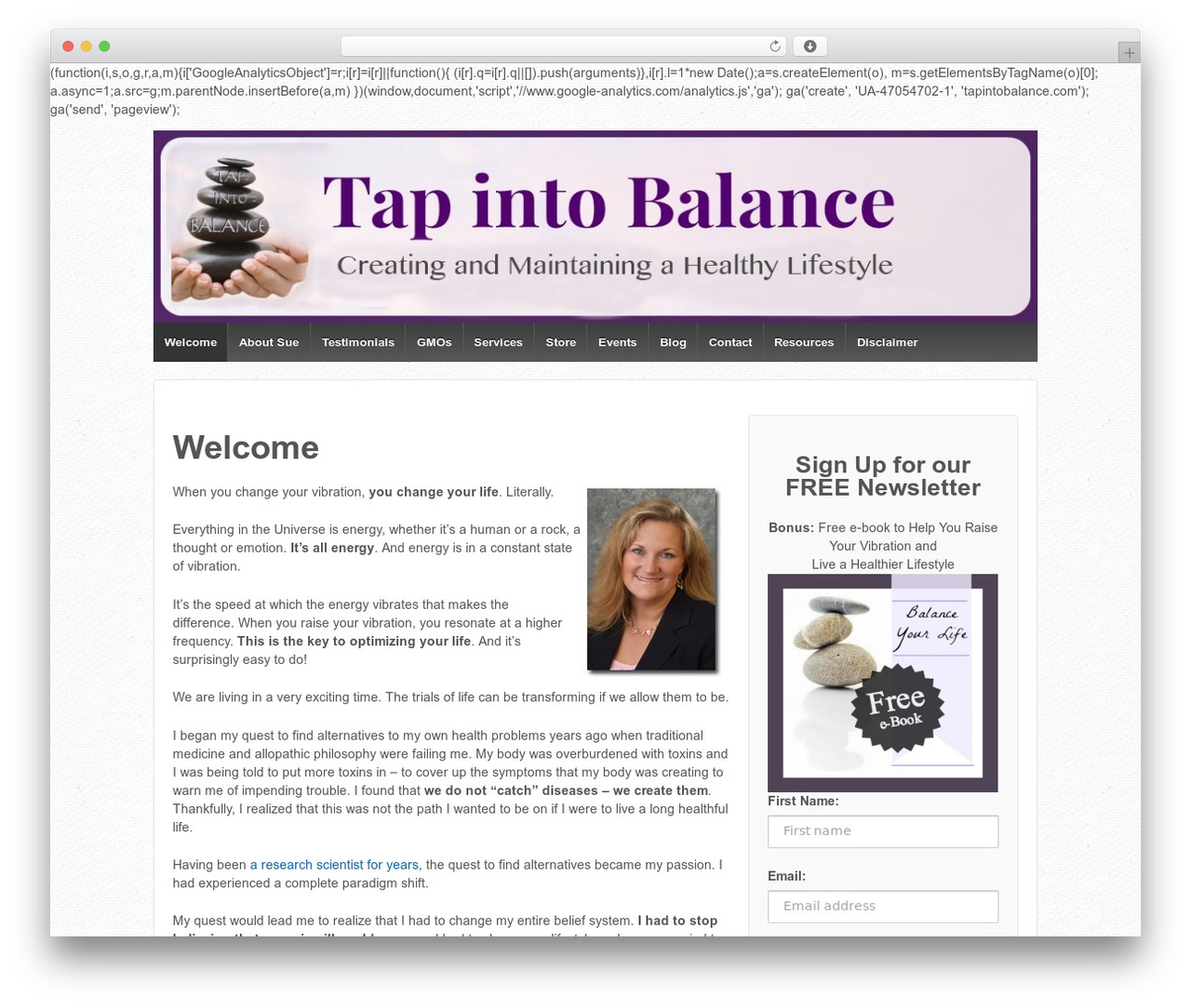 Theme WordPress Responsive - tapintobalance.com