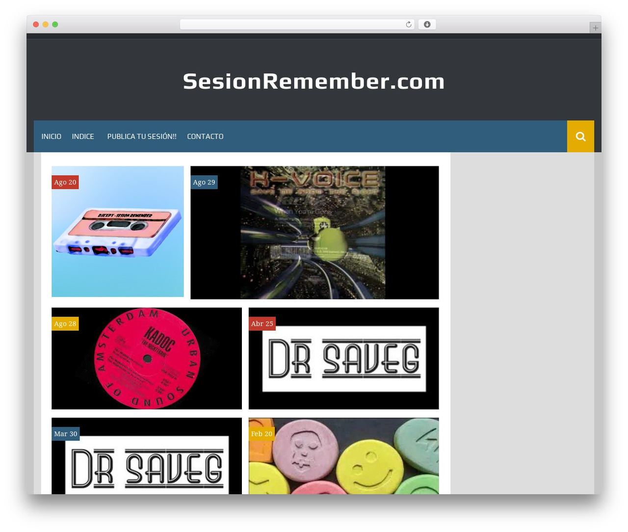 Theme WordPress Synapse - sesionremember.com