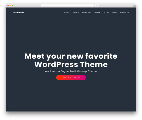 Theme WordPress Wanium - nolasco.us