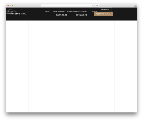 WordPress theme Almaris - hostalramonycajal.com