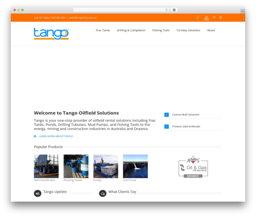 Business Contact Widget (business-contact-widget) free WordPress plugin - tangohire.com.au