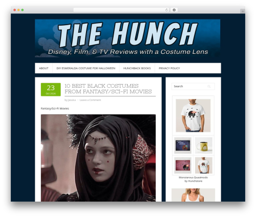 WordPress theme Contango - thehunchblog.com