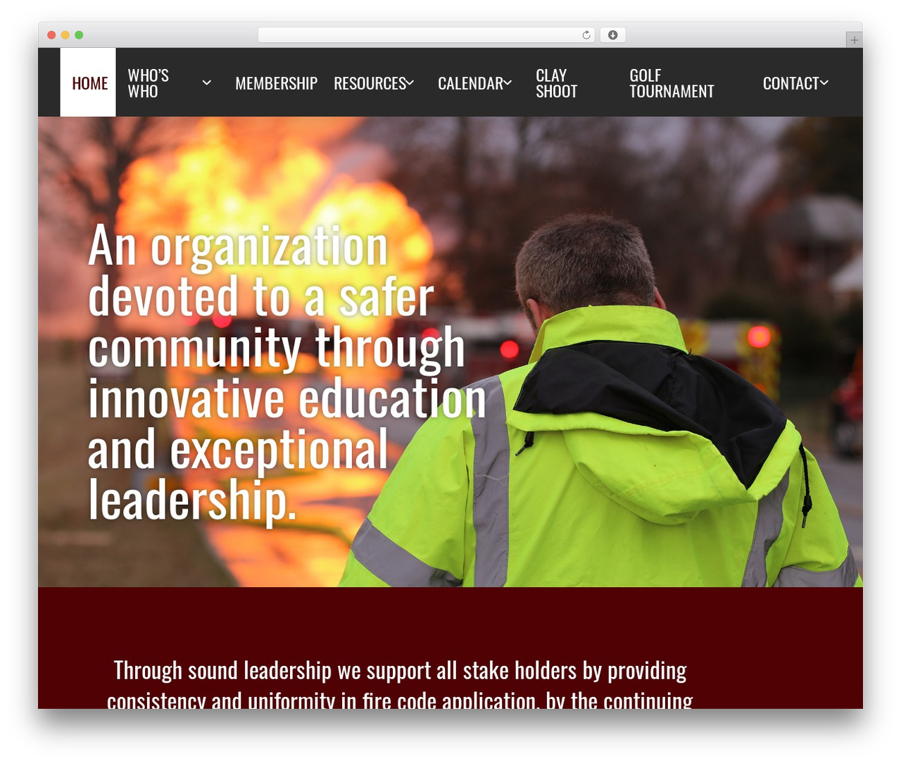 WordPress theme Pro - leefiresafety.com