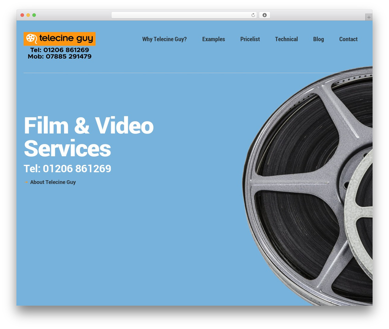 WordPress theme Selfy - telecineguy.com