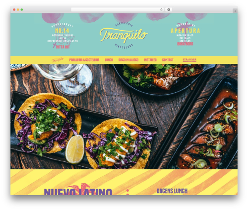 WordPress website theme Tranquilo - tranquilo.se