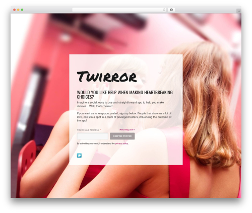 WP theme Launch Effect - twirror.com WP theme Launch Effect - twirror.com