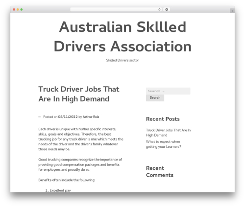 XSimply WordPress theme design - asda.org.au