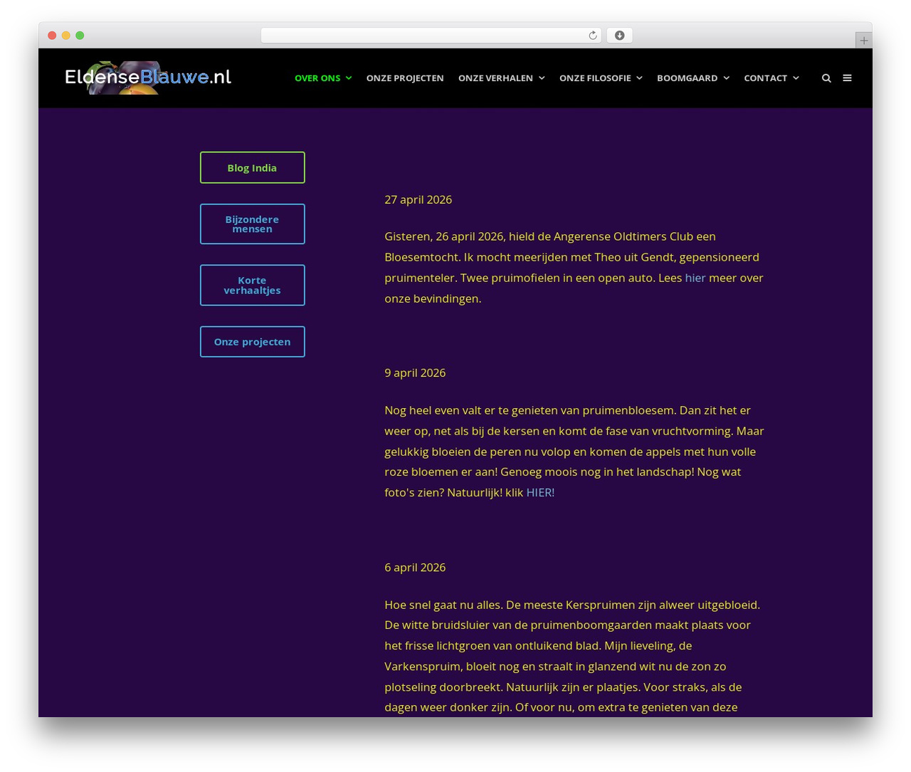 Create WordPress website theme - eldenseblauwe.nl Create WordPress website theme - eldenseblauwe.nl
