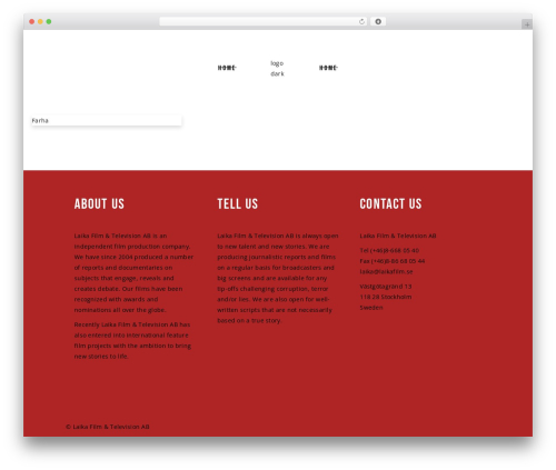 Pelicula company WordPress theme - laikafilm.se
