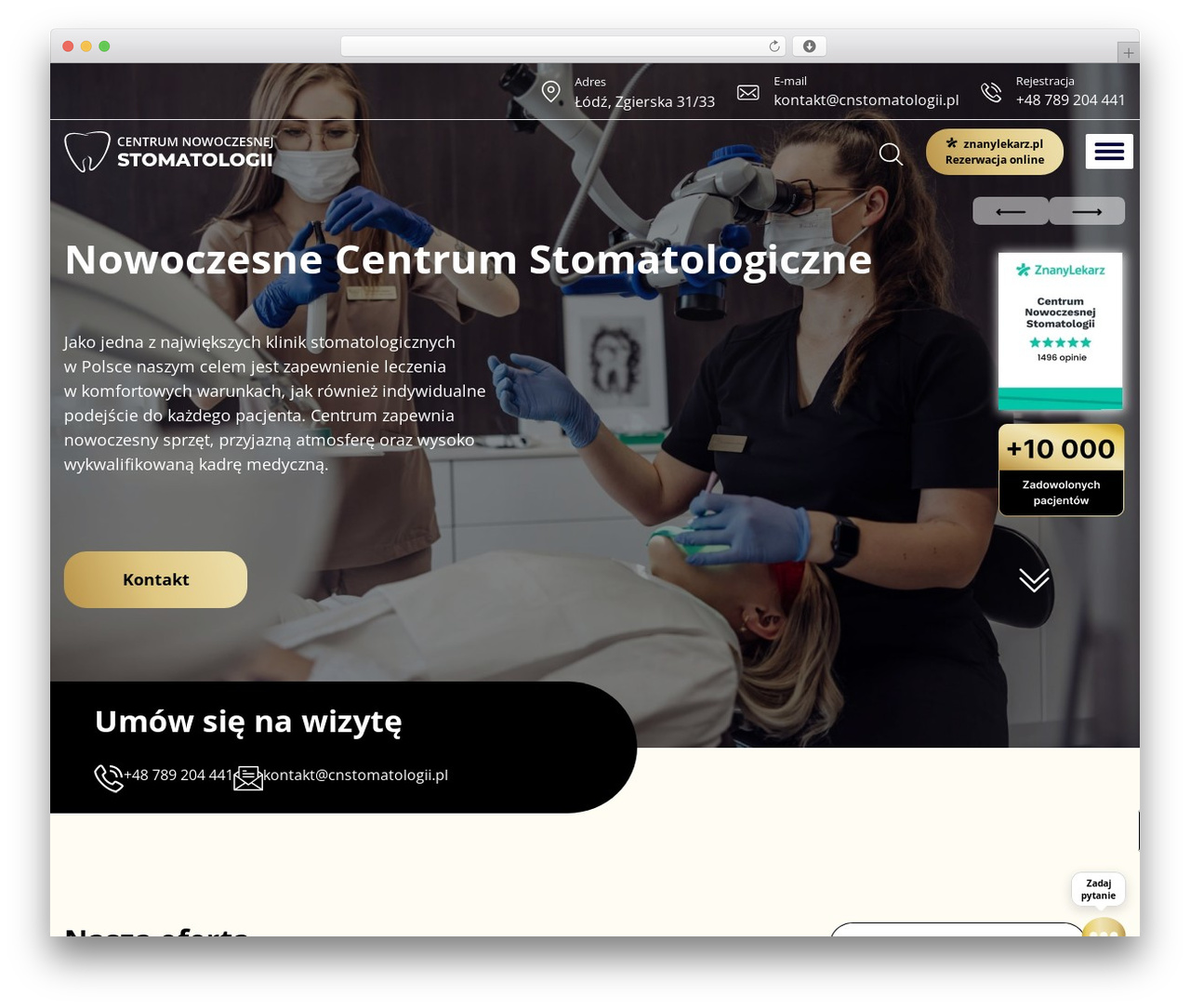 WordPress theme candyweb - cnstomatologii.pl