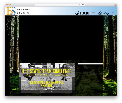 WordPress theme Responsive - balance-sports.com