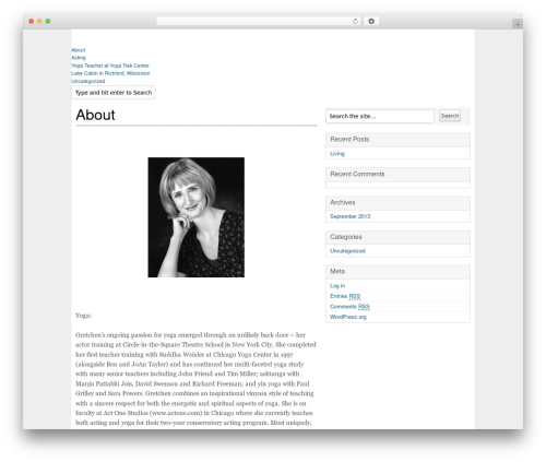 WordPress theme Swift Basic - gretchensonstroem.com