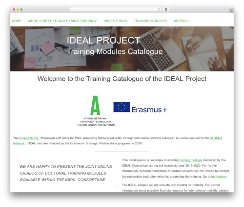 Ideal WordPress theme - ideal-phd-project.eu