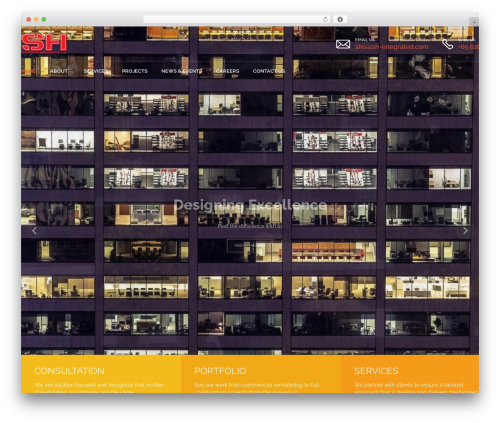 MainTheme WordPress theme - sh-integrated.com