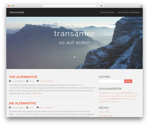 WordPress theme Flat Bootstrap - trans4mer.ch WordPress theme Flat Bootstrap - trans4mer.ch