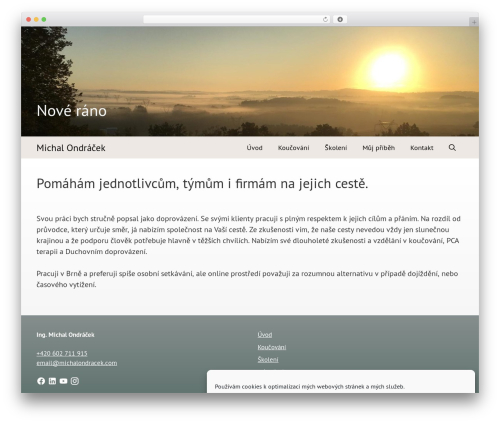 WordPress theme GeneratePress - michalondracek.com