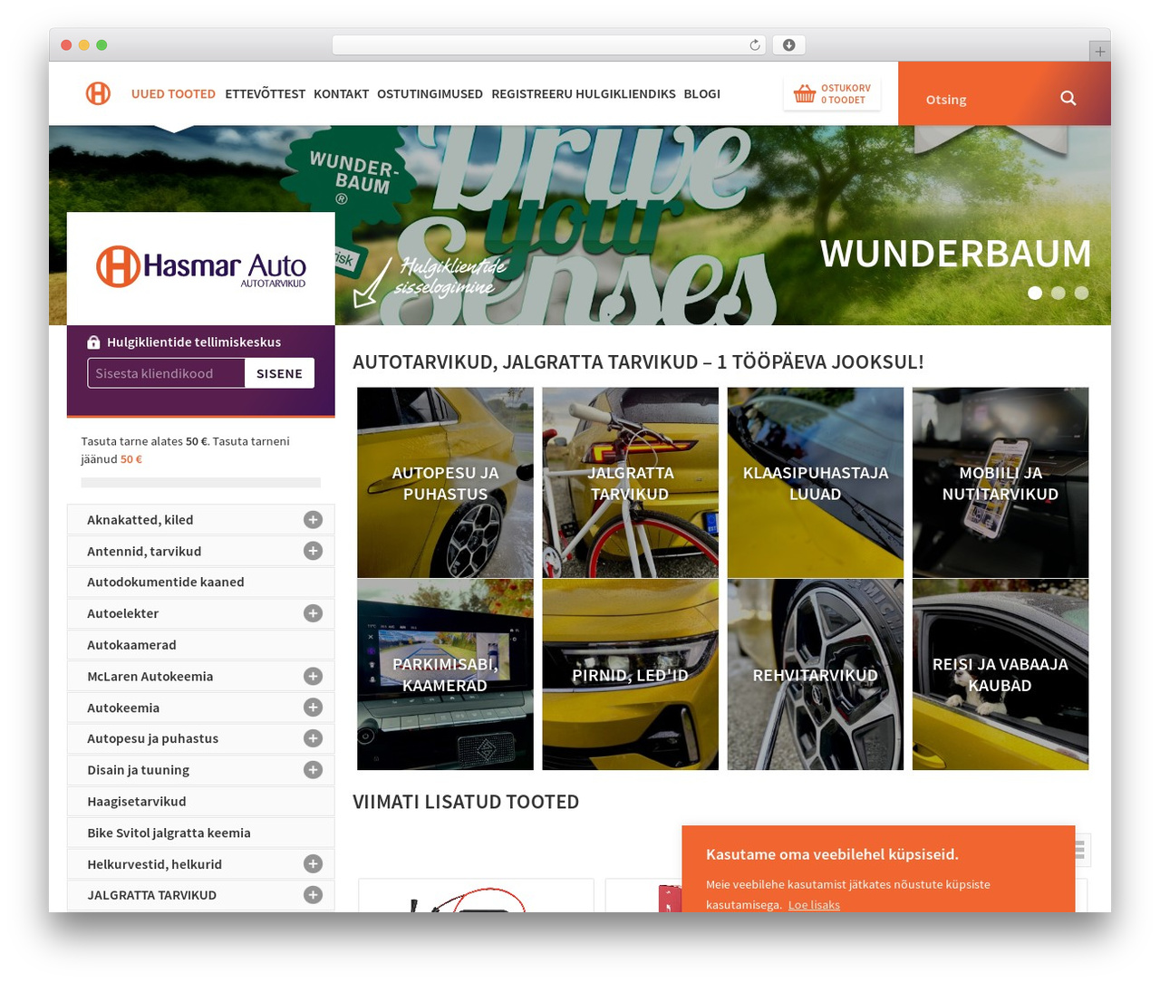 WordPress theme WS Starter Theme - hasmar.ee
