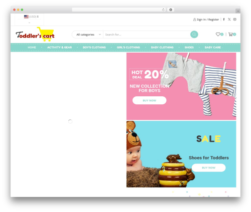 Alidswoo WordPress plugin - toddlerscart.com
