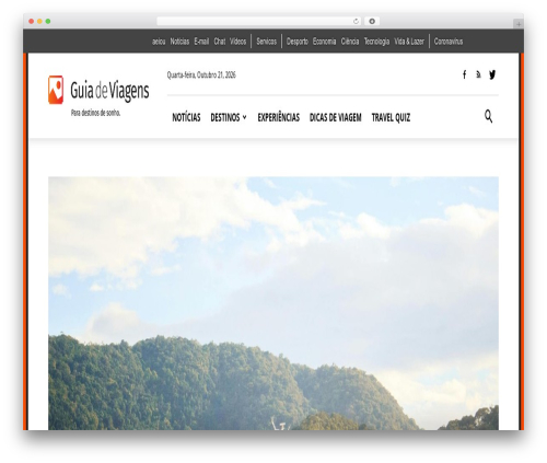 WP theme Newspaper - guia-viagens.aeiou.pt